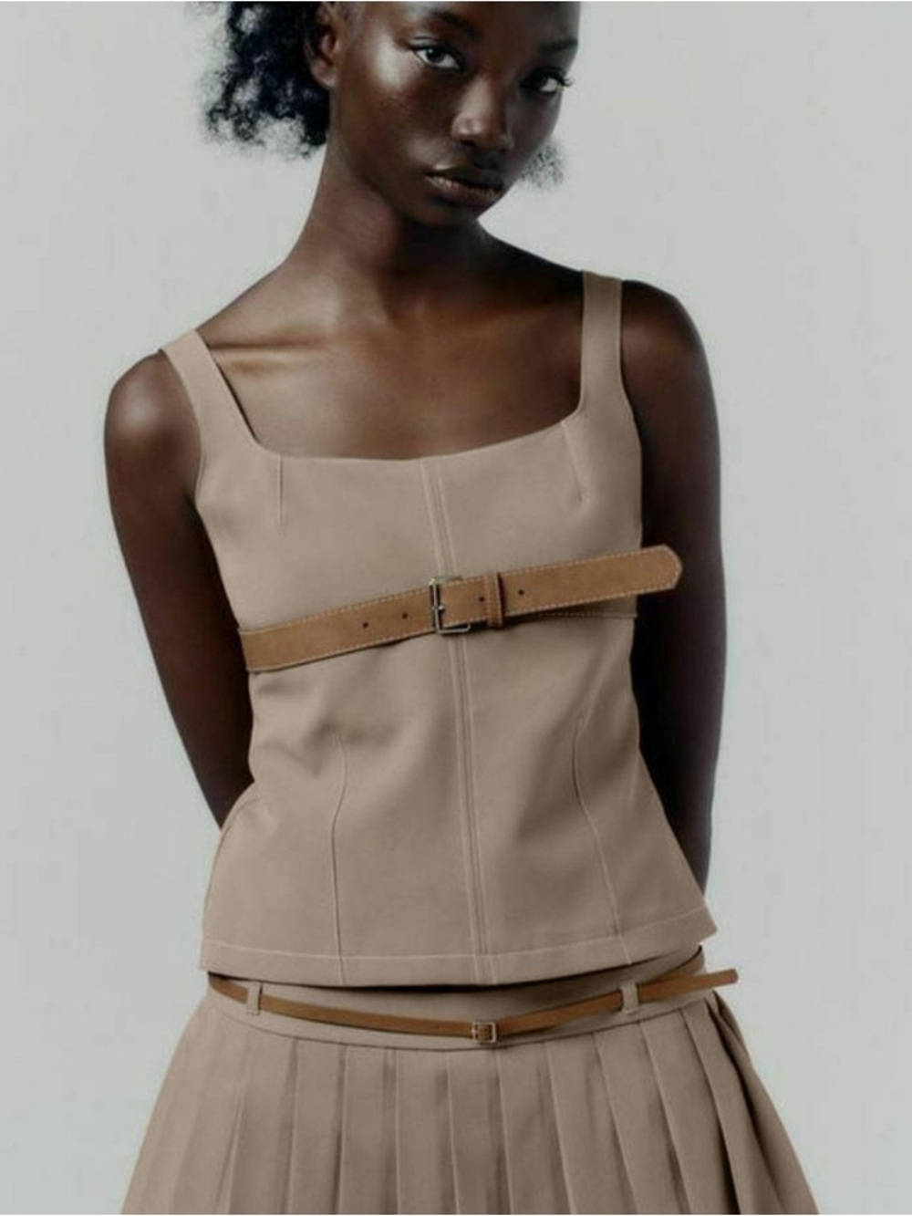 ZARA Buckle Top